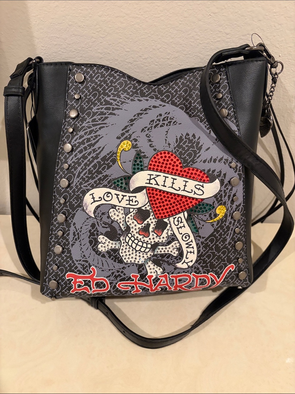 NWT Ed Hardy Crossbody Bag